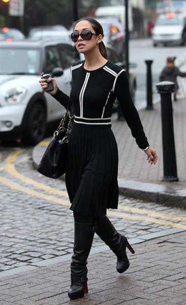 Myleene Klass in London on March 1, 2013