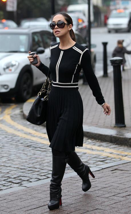 Myleene Klass in London on March 1, 2013