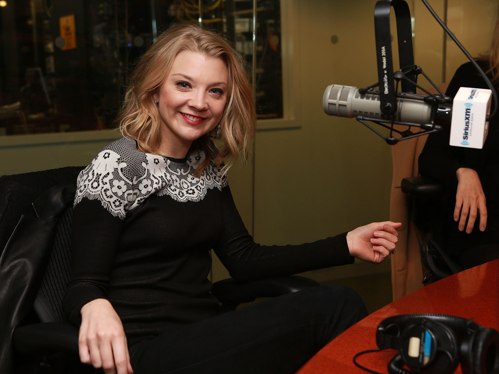 Natalie Dormer Visits SiriusM Studios in New York -- Oct. 23, 2013 