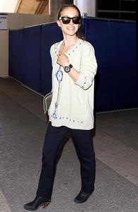Natalie Portman arrives at LAX Airport - May 30, 2013 