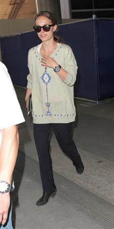 Natalie Portman arrives at LAX Airport - May 30, 2013 