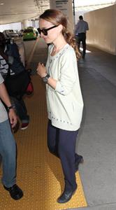 Natalie Portman arrives at LAX Airport - May 30, 2013 