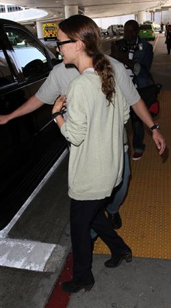 Natalie Portman arrives at LAX Airport - May 30, 2013 