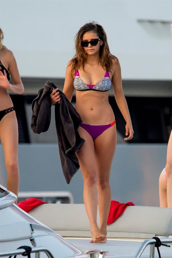 Nina Dobrev in a bikini