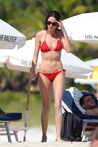 Nicole Trunfio bikini candids in Miami Beach 11/1/12