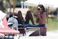 Nicole Trunfio bikini candids in Miami Beach 11/1/12