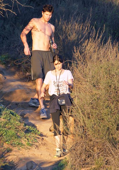 Nikki Reed walking her dogs in the Santa Monica Mountains (03.02.2013) 