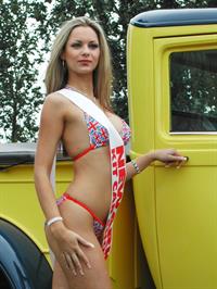 Jessica-Jane Clement in a bikini