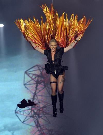 Alecia Moore (Pink) RheinEnergieStadion in Cologne on May 29, 2010