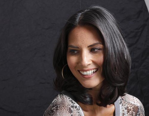 Olivia Munn  The Babymakers  Press Conference Portraits in Los Angeles - July 24, 2012 