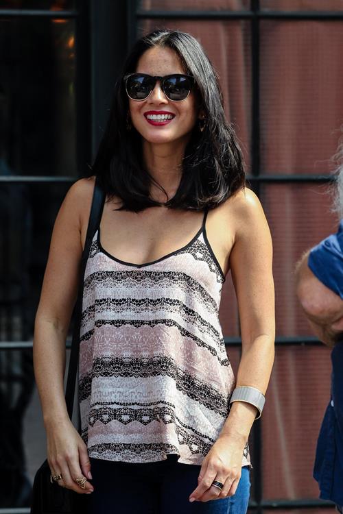 Olivia Munn in New York City 9/11/13  