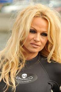 Pamela Anderson Launches Sea Shepherds Operation Zero Tolerance Whale Defense Campaign on November 2, 2012 