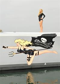 Pamela Anderson Launches Sea Shepherds Operation Zero Tolerance Whale Defense Campaign on November 2, 2012 