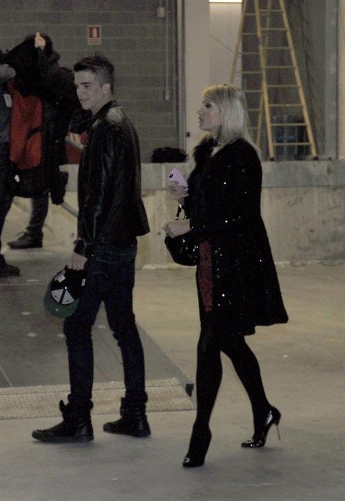 Paris Hilton Mango Fashion Show as part of the 080 Barcelona Fashion Week on January 28, 2013