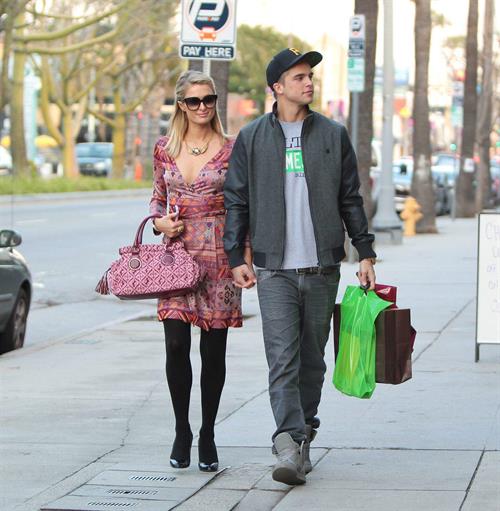 Paris Hilton Pictures Paris Hilton and River Viiperi shop in Beverly Hills. February 9, 2013