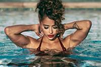 Tianna Gregory in a bikini