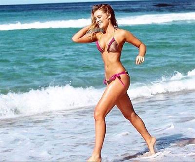 Georgia Gibbs in a bikini