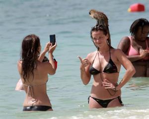 Rachel Bilson on the beach in Barbados 4/16/13 