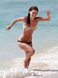 Rachel Bilson on the beach in Barbados 4/16/13 