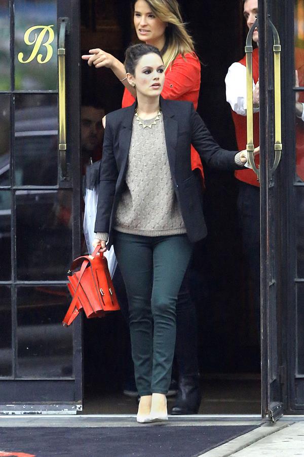 Rachel Bilson  Leaving her hotel in New York City - October 3, 2012 