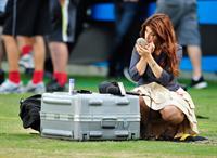 Rachel Nichols At the New York Giants and the Carolina Panthers Game in Charlotte, North Carolina (September 20, 20 