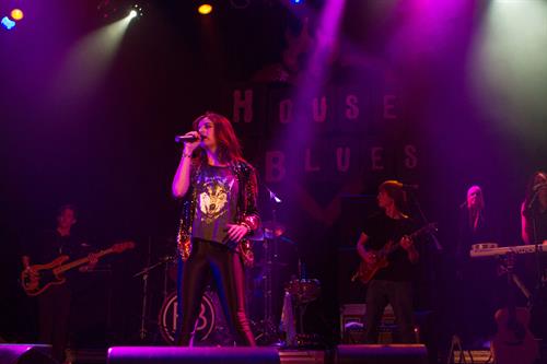 Rebecca Black performing at the House of Blues in Anaheim 12/23/12 