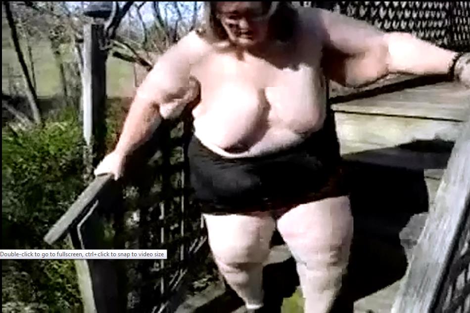 Wearing a miniskirt and showing my big 48DD tits outdoors in public