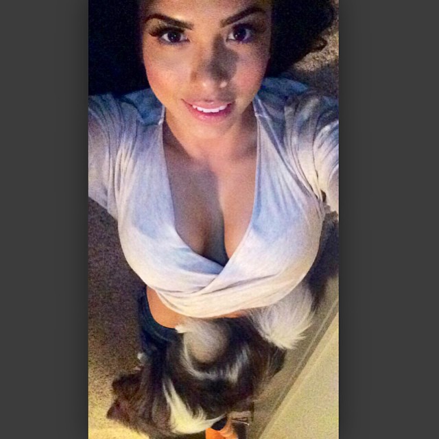 Franchesca del Carpio taking a selfie