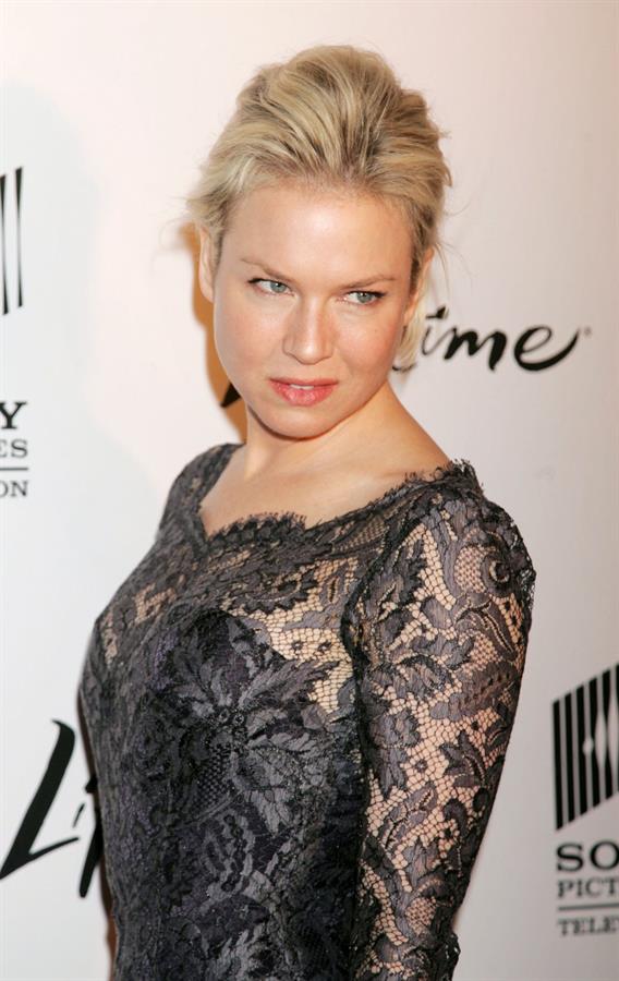 Renee Zellweger at the New York premiere of the Lifetime TV movie “Living Proof” September 24, 2008