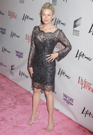 Renee Zellweger at the New York premiere of the Lifetime TV movie “Living Proof” September 24, 2008