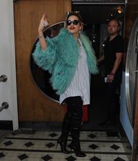 Rita Ora - Arriving to BBC Maida Vale Studios in London August 10, 2012