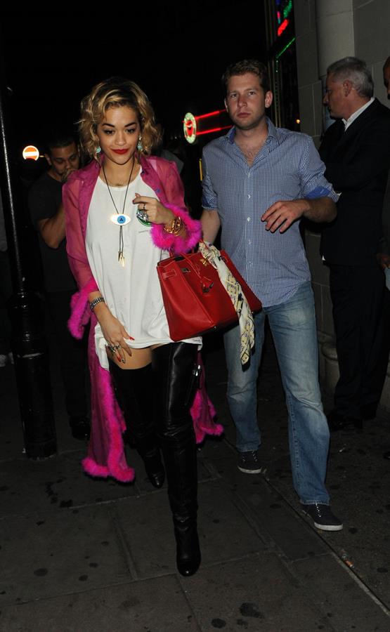 Rita Ora at DSTRKT Club in London on August 10, 2012