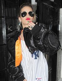 Rita Ora - leaving the BBC Maida Vale Studios in London 10 August 2012