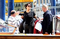 Salma Hayek Visiting the Biennale in Venice May 30, 2013