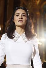 Salma Hayek at the Stella McCartney fashion show at Paris Fashion Week - Sep. 30, 2013 