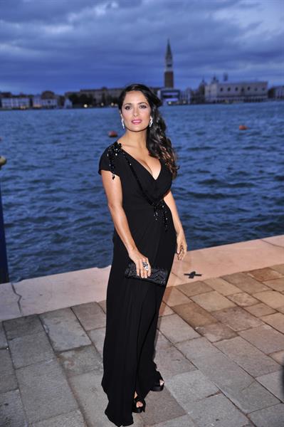 Salma Hayek - Gucci Award for Women in Cinema in Venice August 31, 2012