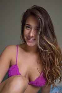 Eva Lovia in a Pink Thong