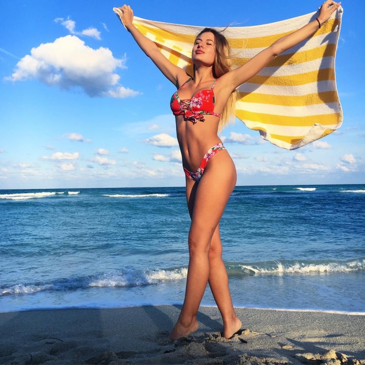 Cherie Noel in a bikini