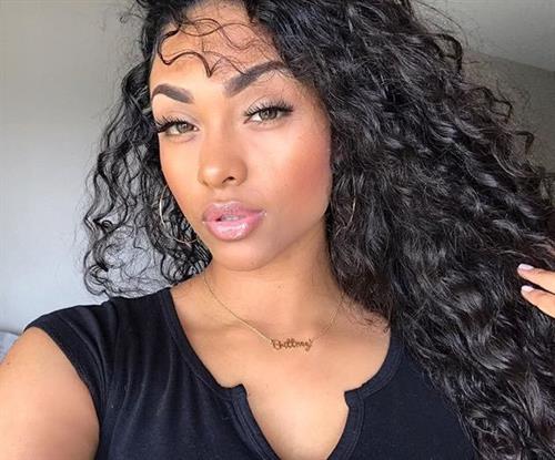 Brittney Elena taking a selfie