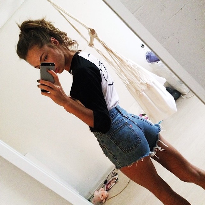 Alexandra  Sasha  Markina Selfie Pictures Alexandra  Sasha  Markina taking a selfie and - ass