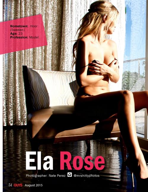 Ela Rose in lingerie