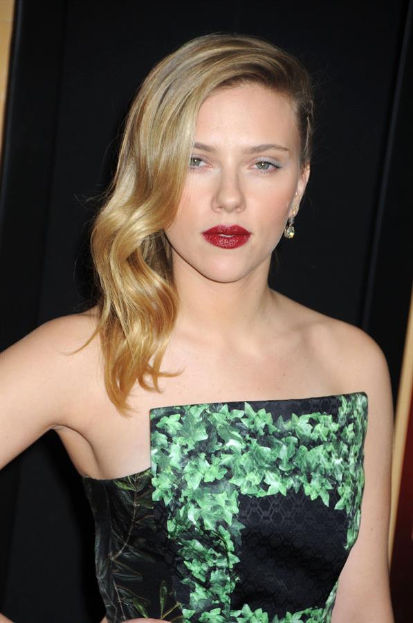 Scarlett Johansson at the  Hitchcock  New York Premiere 11/18/12 