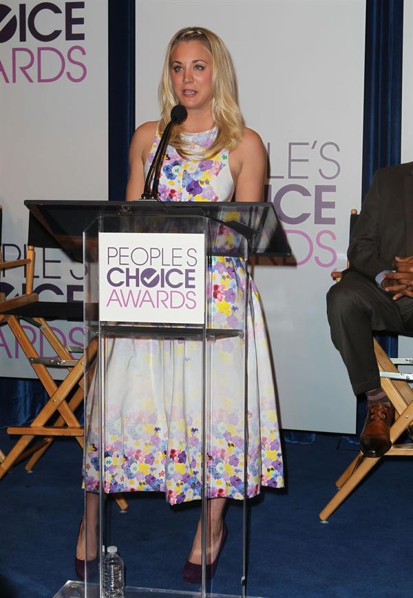 Kaley Cuoco at the People's Choice Awards Nomination Announcements - Los Angeles - November 15, 2012 