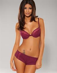 Johanna Lundback in lingerie