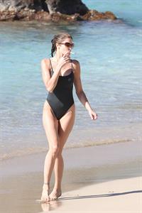 Stephanie Seymour - bikini in St. Barts 12/26/12  