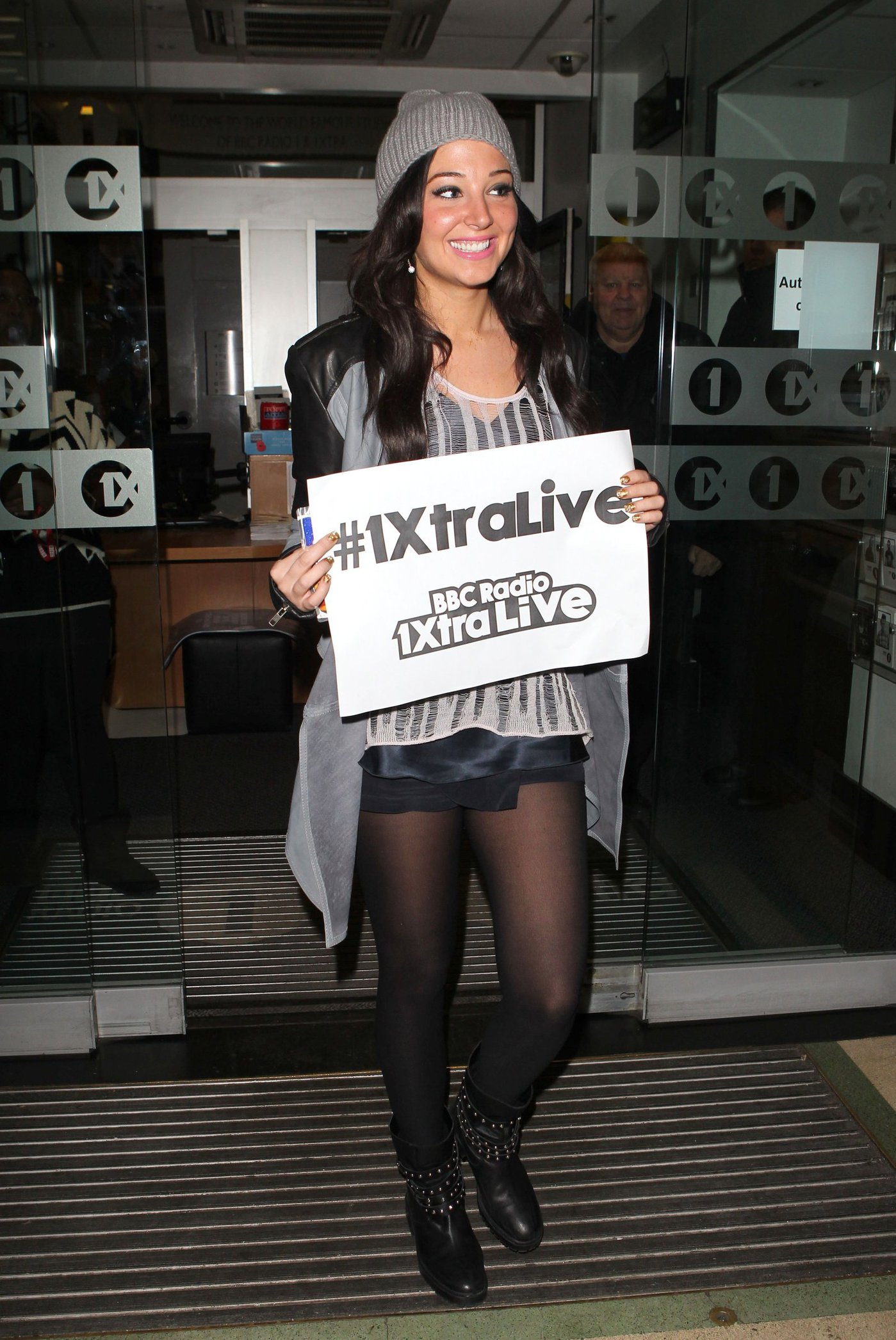 Tulisa Contostavlos Radio 1 in London - October 26, 2012