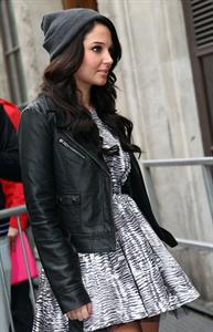 Tulisa Contostavlos outside BBC Radio One in London October 3, 2012 