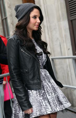 Tulisa Contostavlos outside BBC Radio One in London October 3, 2012 
