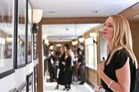 Uma Thurman hosts cocktail and Dinner to celebreate an exclusive viewing of Marilyn Forever held at Chopard Boutique