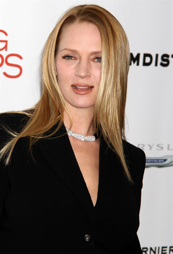 Uma Thurman New York Premiere of 'Playing for Keeps' presented by The Cinema Society & Film District December 5 